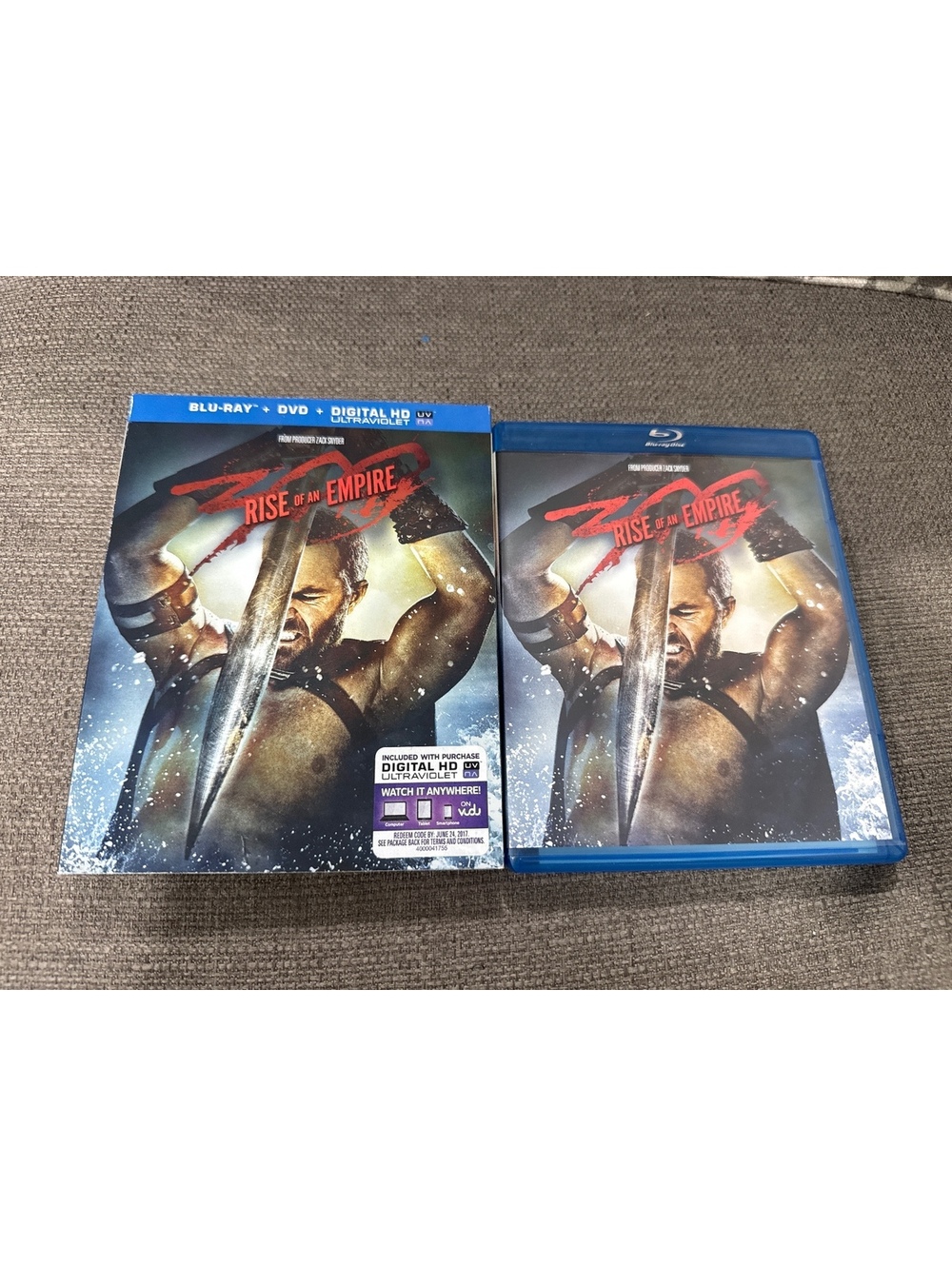 300 RISE OF AN EMPIRE (BLU-RAY/DVD, 2 Disk Set)